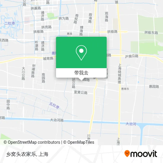 乡窝头农家乐地图