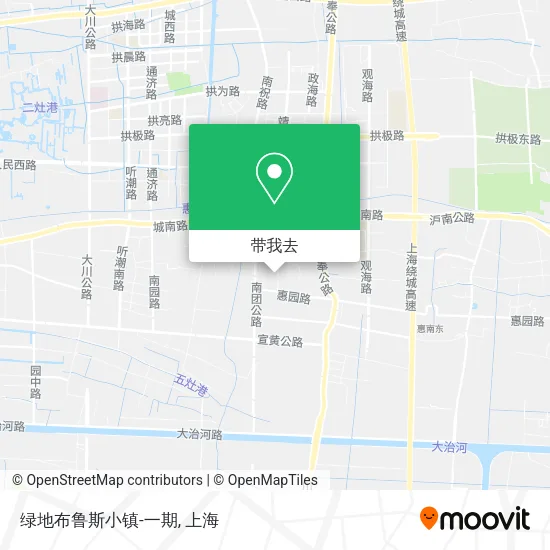 绿地布鲁斯小镇-一期地图