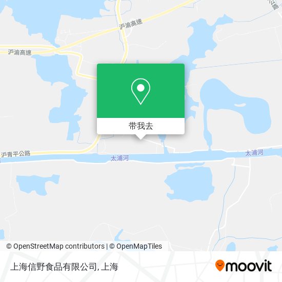 上海信野食品有限公司地图