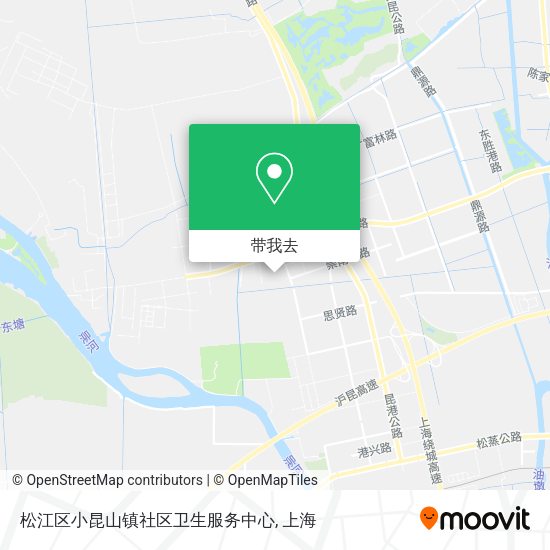 松江区小昆山镇社区卫生服务中心地图