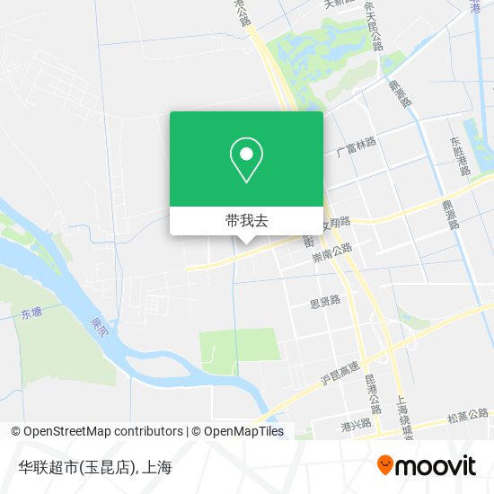 华联超市(玉昆店)地图