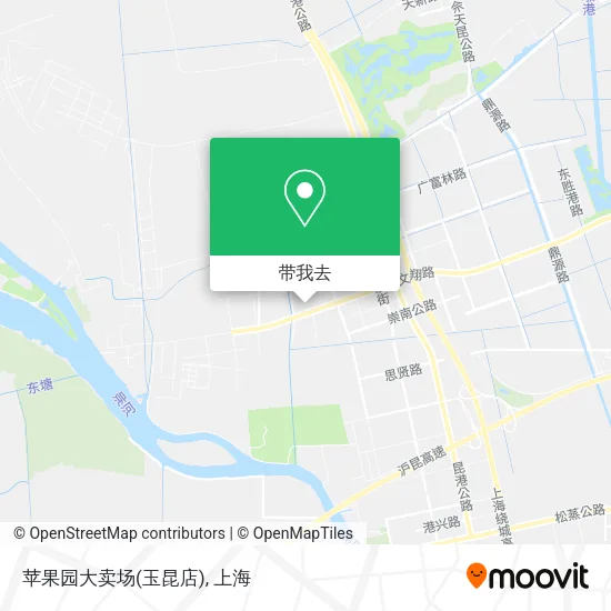 苹果园大卖场(玉昆店)地图