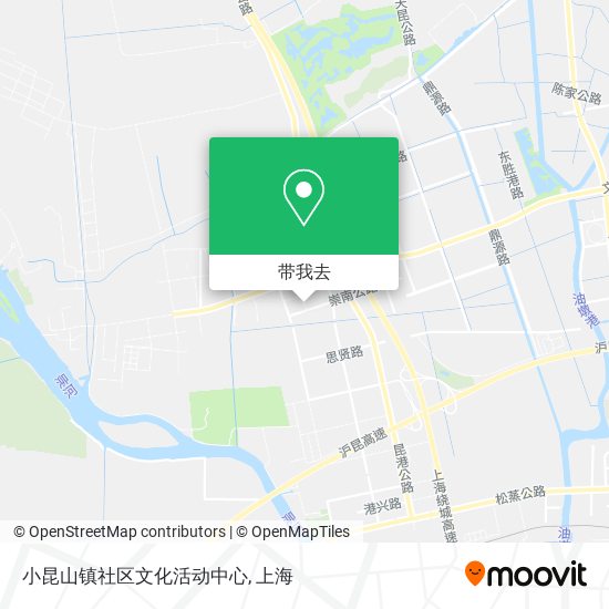 小昆山镇社区文化活动中心地图