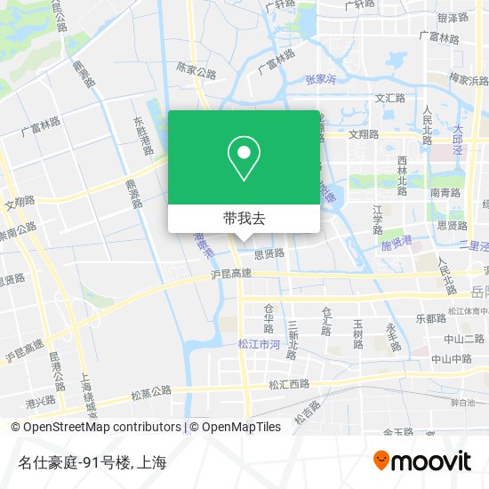 名仕豪庭-91号楼地图