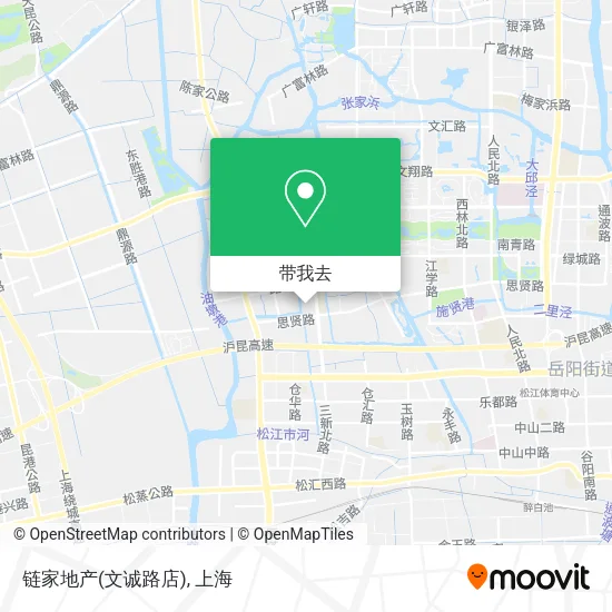 链家地产(文诚路店)地图