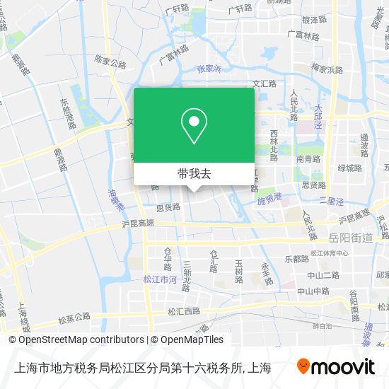 上海市地方税务局松江区分局第十六税务所地图