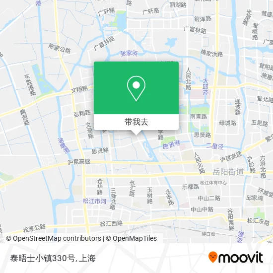 泰晤士小镇330号地图