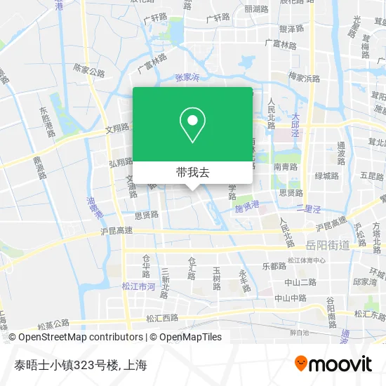 泰晤士小镇323号楼地图
