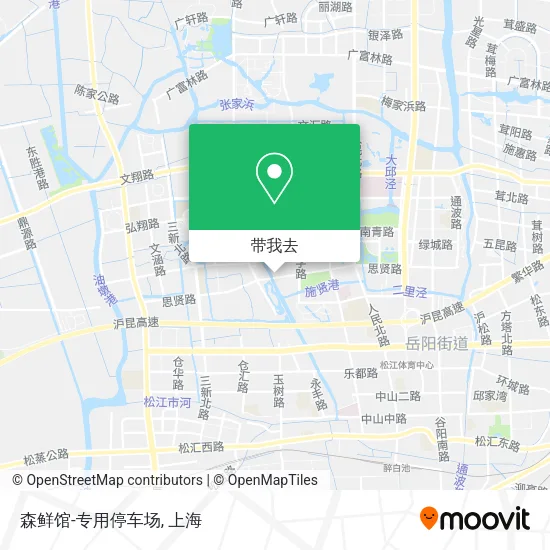 森鲜馆-专用停车场地图