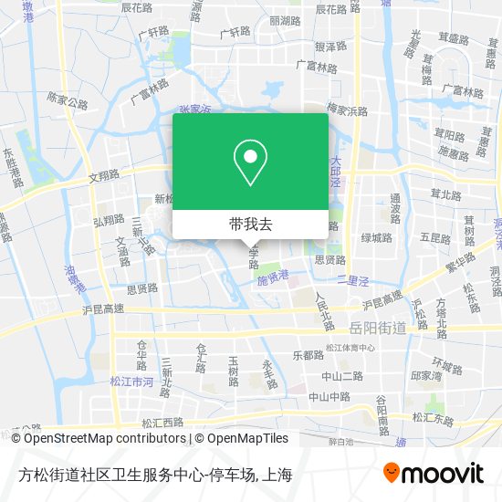 方松街道社区卫生服务中心-停车场地图