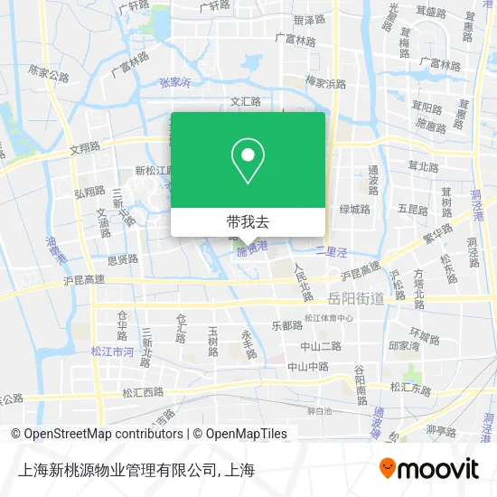 上海新桃源物业管理有限公司地图