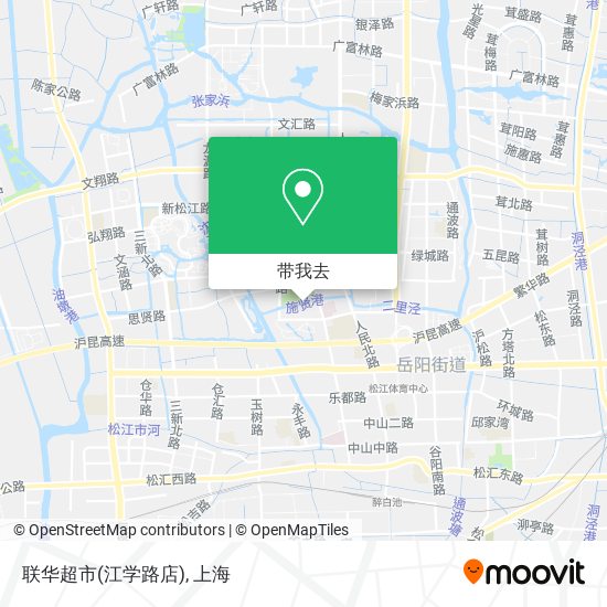 联华超市(江学路店)地图