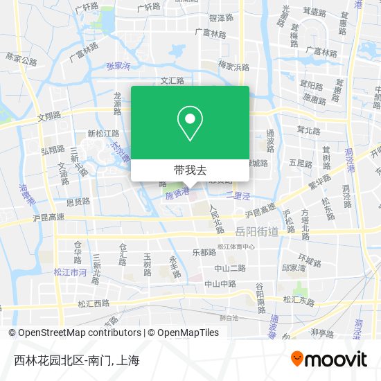 西林花园北区-南门地图