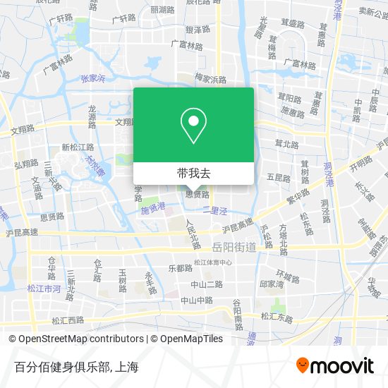 百分佰健身俱乐部地图