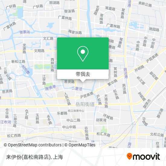 来伊份(嘉松南路店)地图