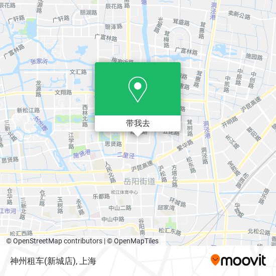 神州租车(新城店)地图