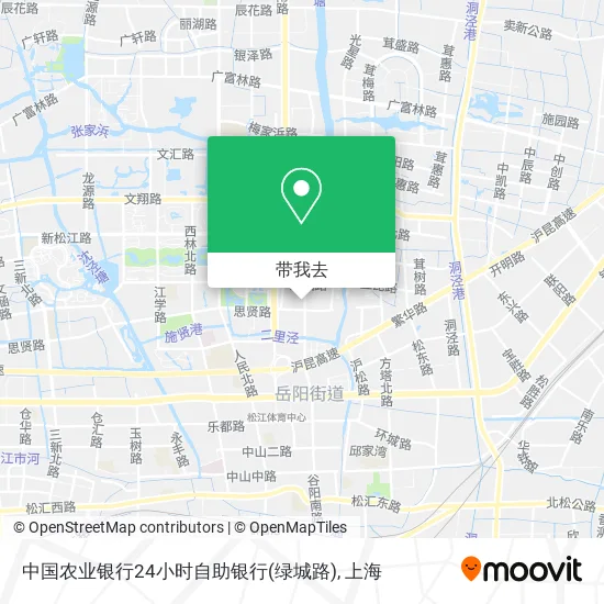 中国农业银行24小时自助银行(绿城路)地图