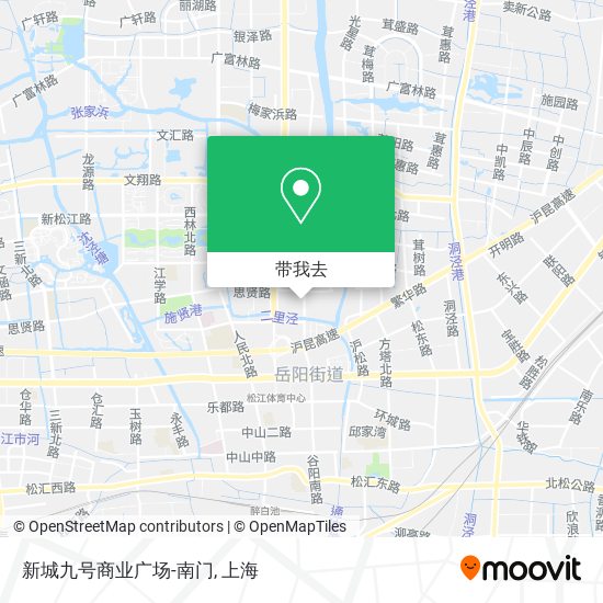 新城九号商业广场-南门地图
