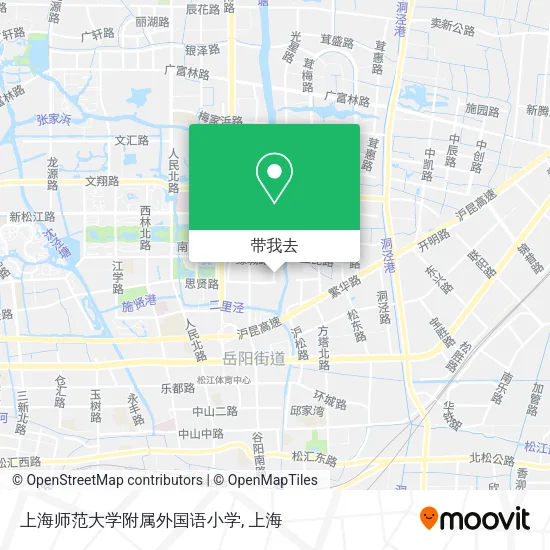 上海师范大学附属外国语小学地图