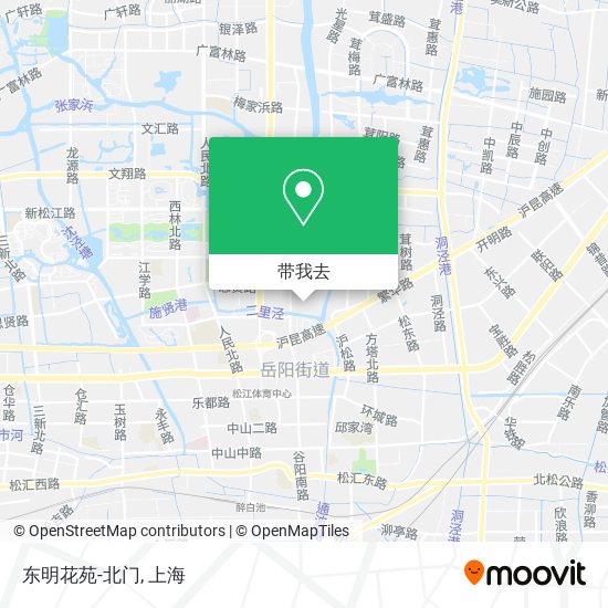 东明花苑-北门地图