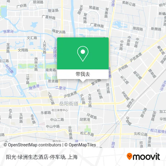 阳光·绿洲生态酒店-停车场地图