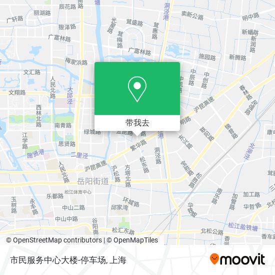 市民服务中心大楼-停车场地图
