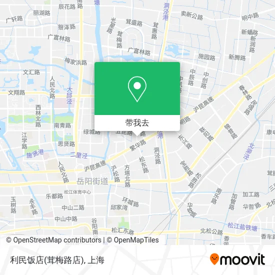 利民饭店(茸梅路店)地图