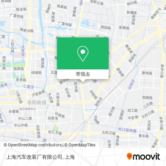 上海汽车改装厂有限公司地图