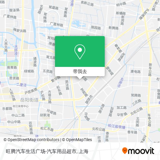 旺腾汽车生活广场-汽车用品超市地图