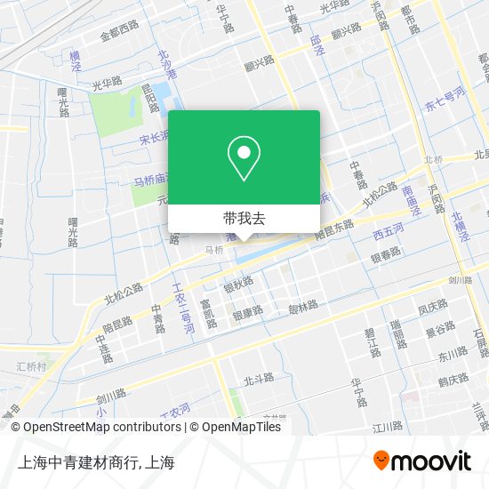 上海中青建材商行地图