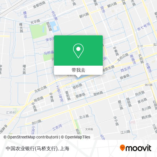 中国农业银行(马桥支行)地图