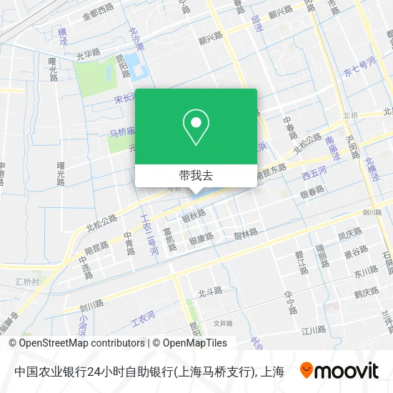 中国农业银行24小时自助银行(上海马桥支行)地图