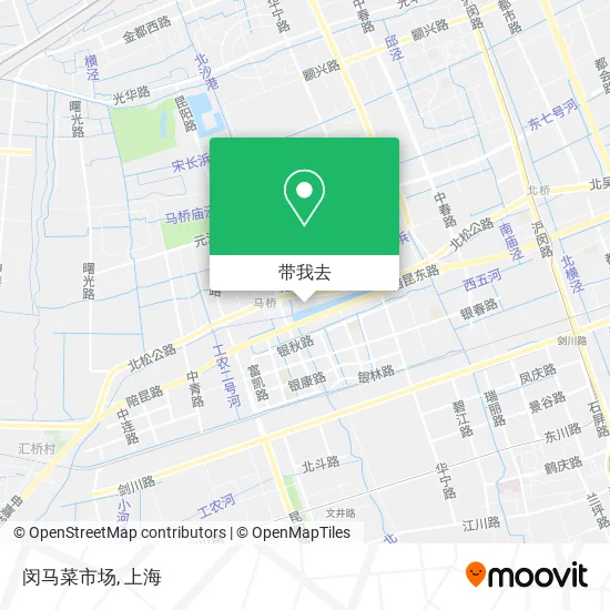 闵马菜市场地图