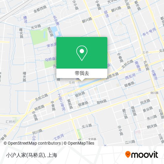 小沪人家(马桥店)地图