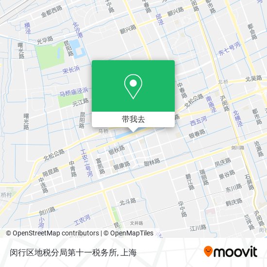 闵行区地税分局第十一税务所地图