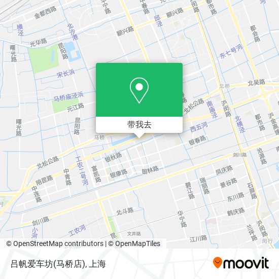 吕帆爱车坊(马桥店)地图