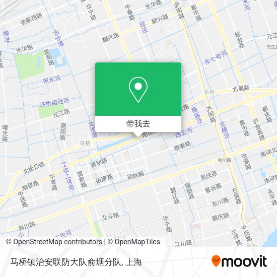 马桥镇治安联防大队俞塘分队地图