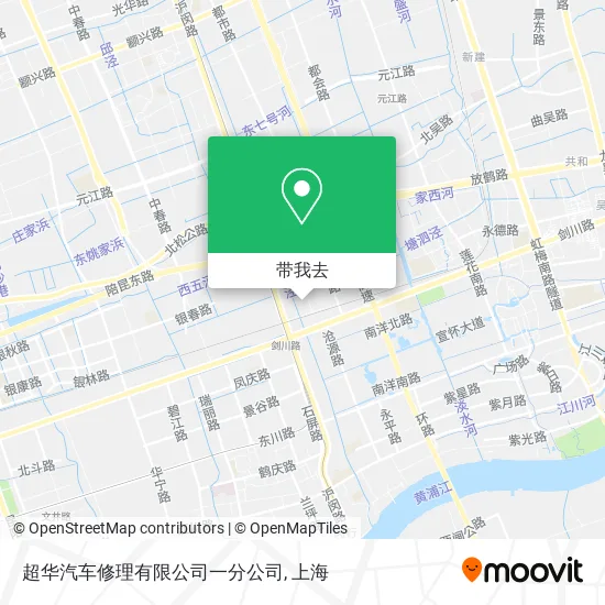 超华汽车修理有限公司一分公司地图