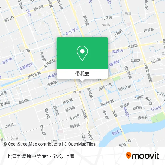 上海市燎原中等专业学校地图