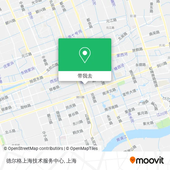 德尔格上海技术服务中心地图