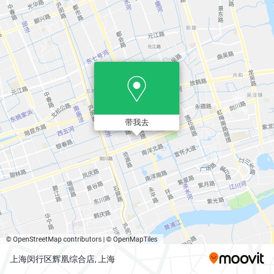 上海闵行区辉凰综合店地图