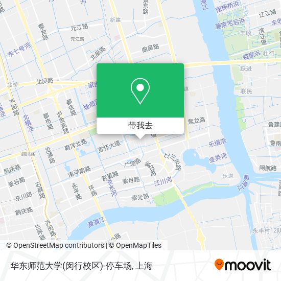 华东师范大学(闵行校区)-停车场地图