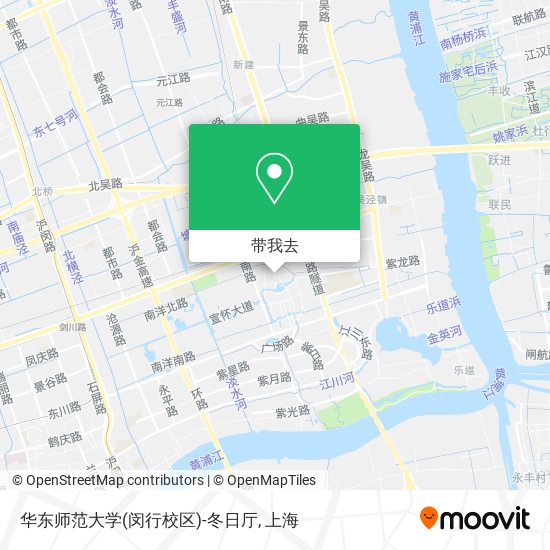 华东师范大学(闵行校区)-冬日厅地图