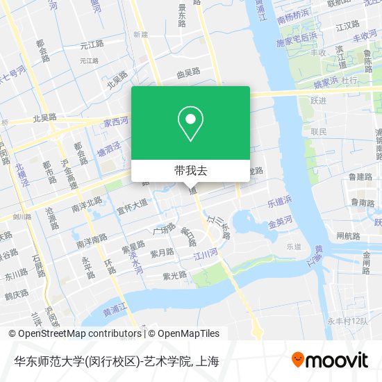 华东师范大学(闵行校区)-艺术学院地图