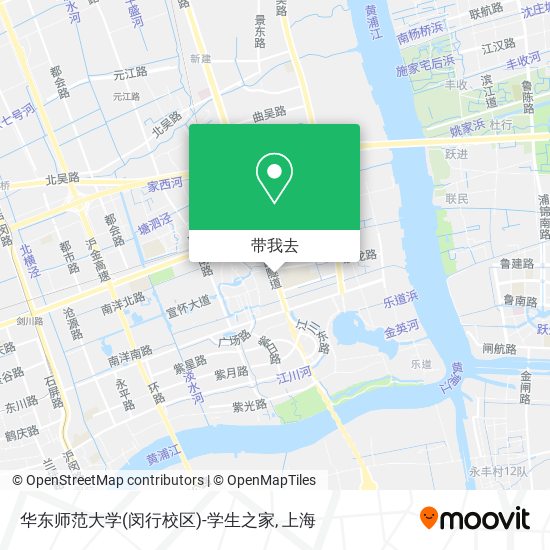 华东师范大学(闵行校区)-学生之家地图
