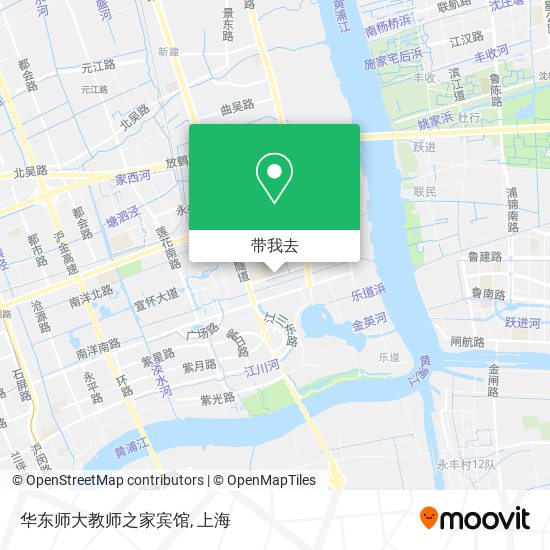 华东师大教师之家宾馆地图