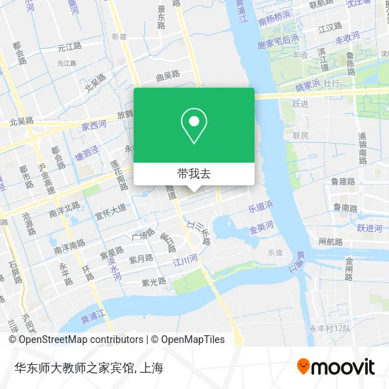 华东师大教师之家宾馆地图