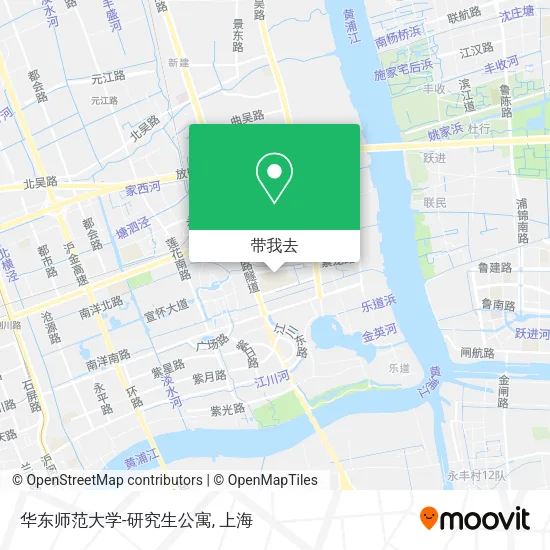 华东师范大学-研究生公寓地图