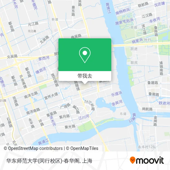 华东师范大学(闵行校区)-春华阁地图