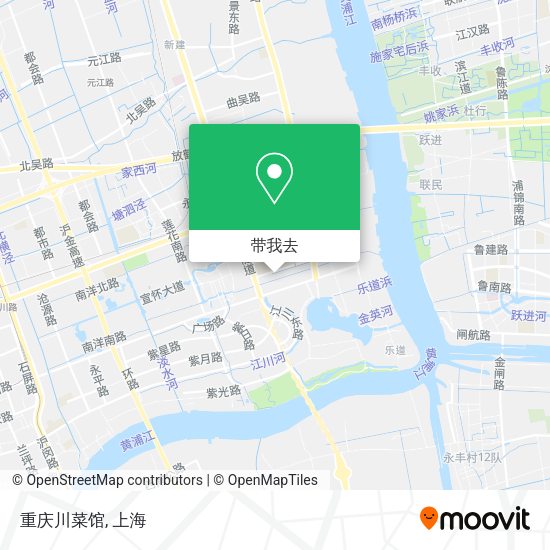 重庆川菜馆地图